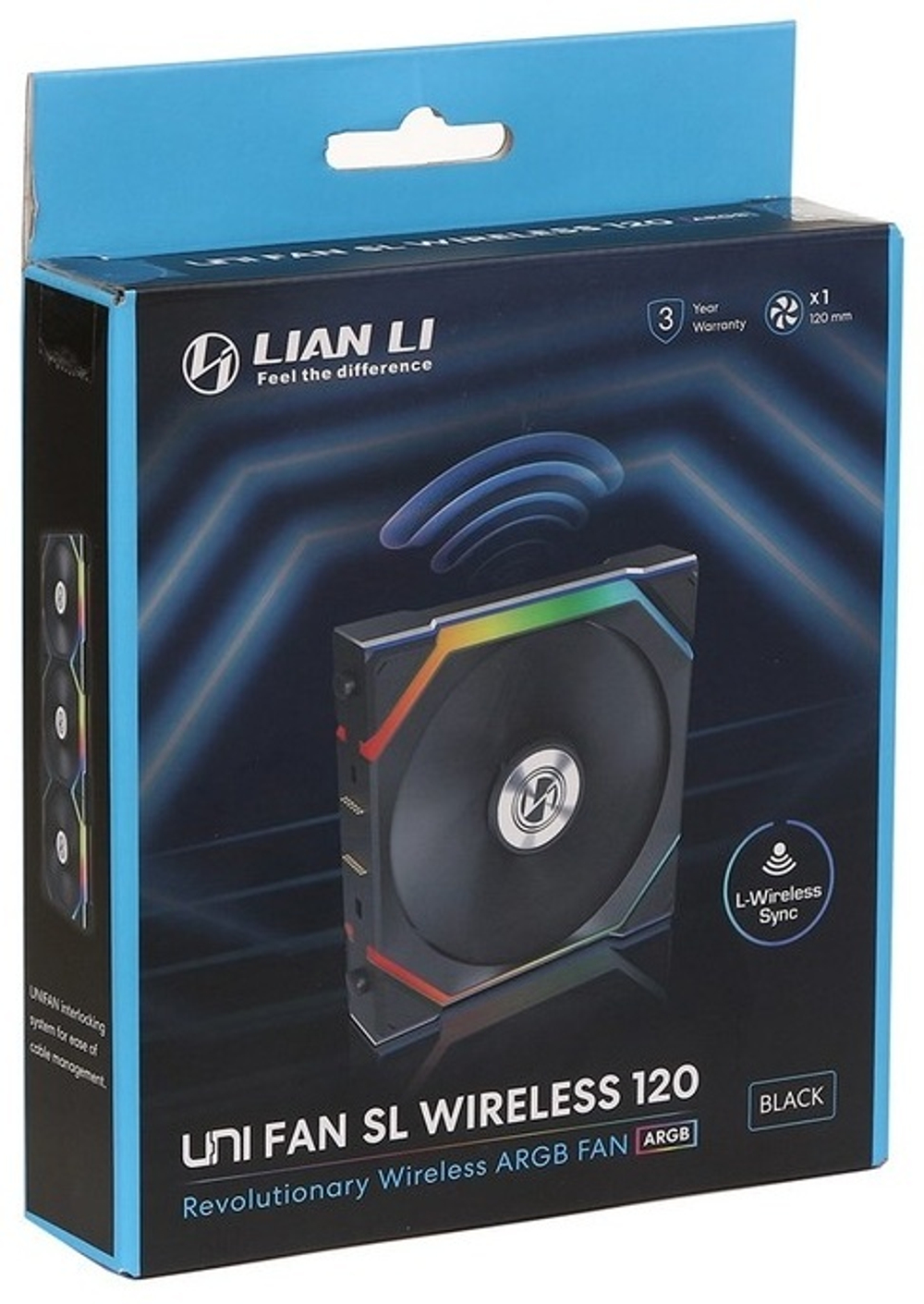 Вентилятор LIAN LI Uni Fan SL Wireless 120 ARGB 12SL1W1B
