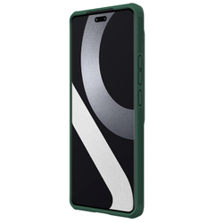 Чехол зеленого цвета (Deep Green) с защитной шторкой для задней камеры от Nillkin для Xiaomi 13 Lite, серия CamShield Pro