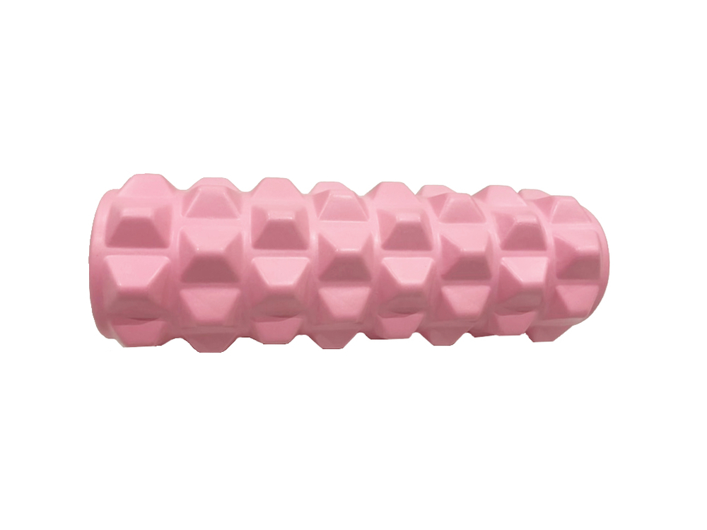 Ролик массажный для йоги Coneli Yoga Mini 33x12 см розовый
