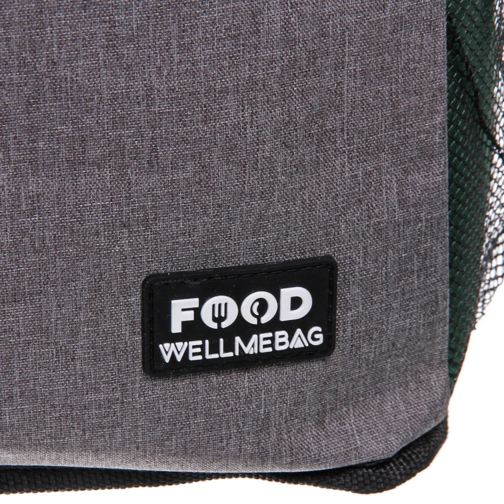 Термосумка 32 л, 40*25*32 см, WM799-4, серый-зелёный