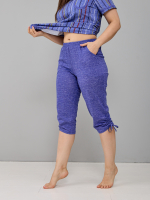 Пижама с бриджами КД-61/рогожкавасилек-цепочка