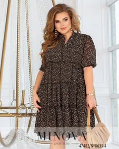 Платье 8635-4-чёрный Minova