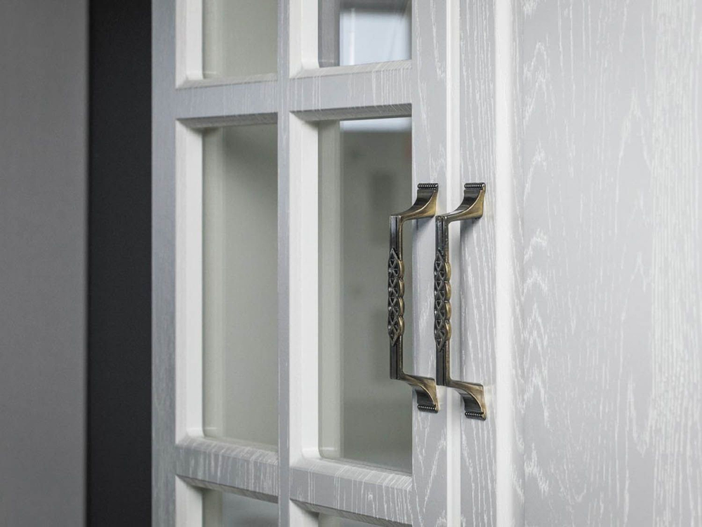 Гостиная Ливерпуль 1 Белый/Ясень ваниль