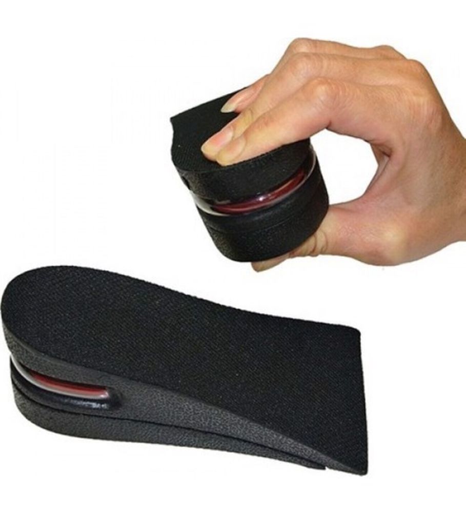 Подпяточник  для коррекции длины ног черные с гелевыми вставками