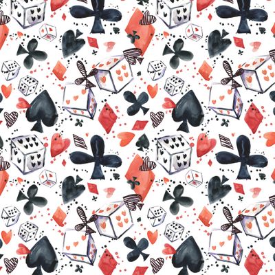 карточные масти. игральные карты. казино паттерн