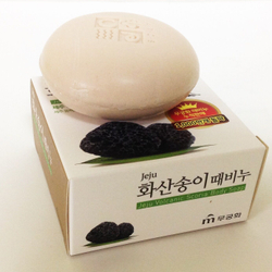 Mukunghwa Jeju Volcanic Scoria Body Soap скраб-мыло для тела и лица с вулканическим пеплом