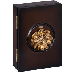 Полка ключница Oliva Branch (Олива Бранч) 2 Каштан Амбер