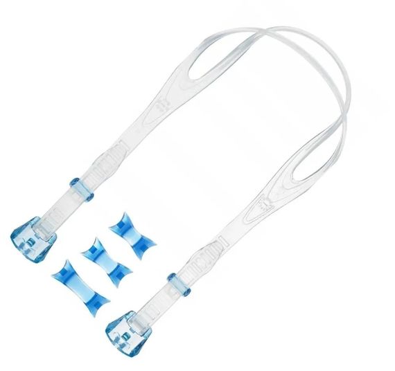 Набор (ремешок, перемычки) View для сборки очков V-580ASA Platina Swipe прозрачный