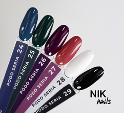 Гель лак NIK nails Podo Seria 27 8 g