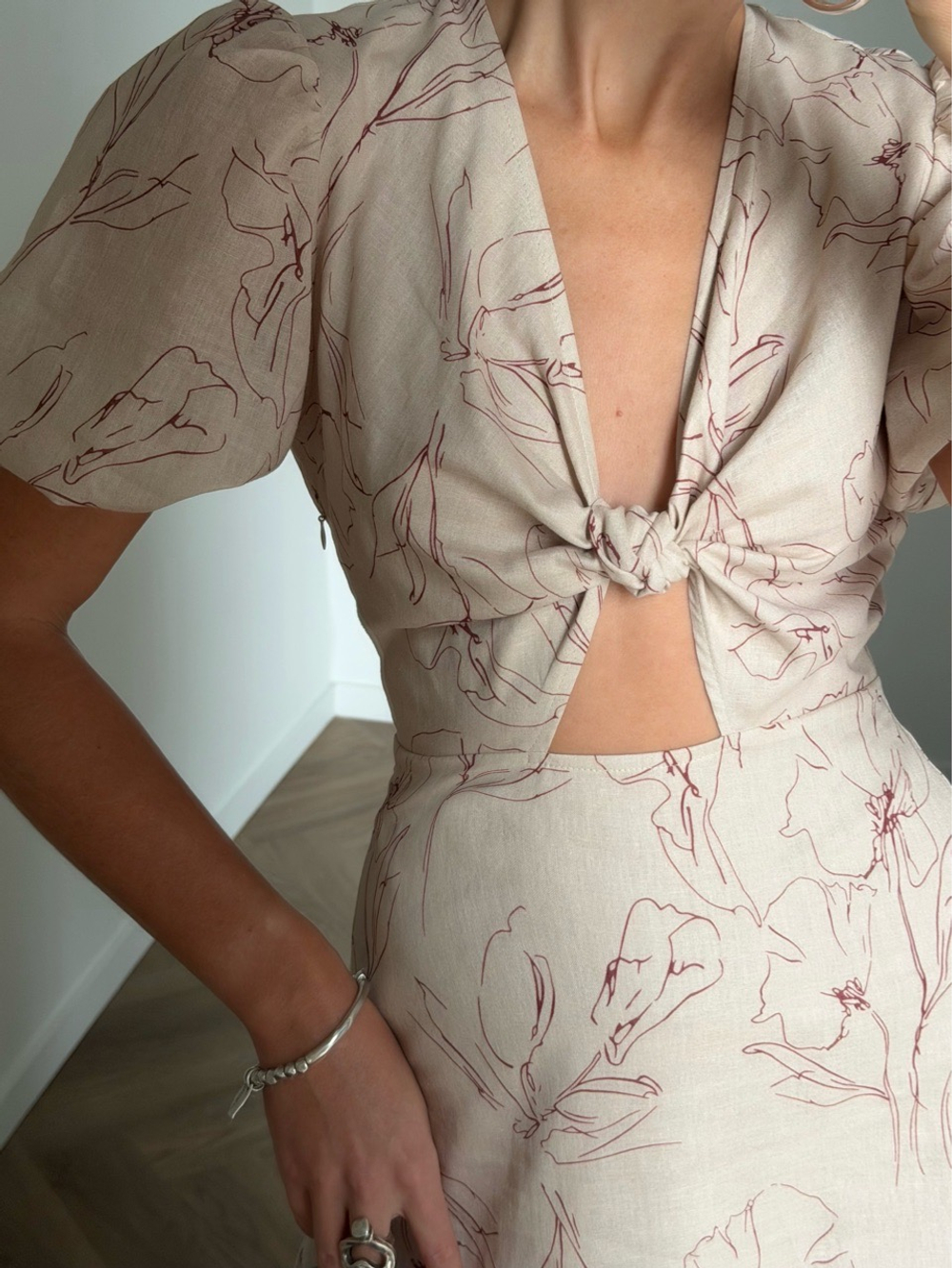 Платье Phi Phi бежевый