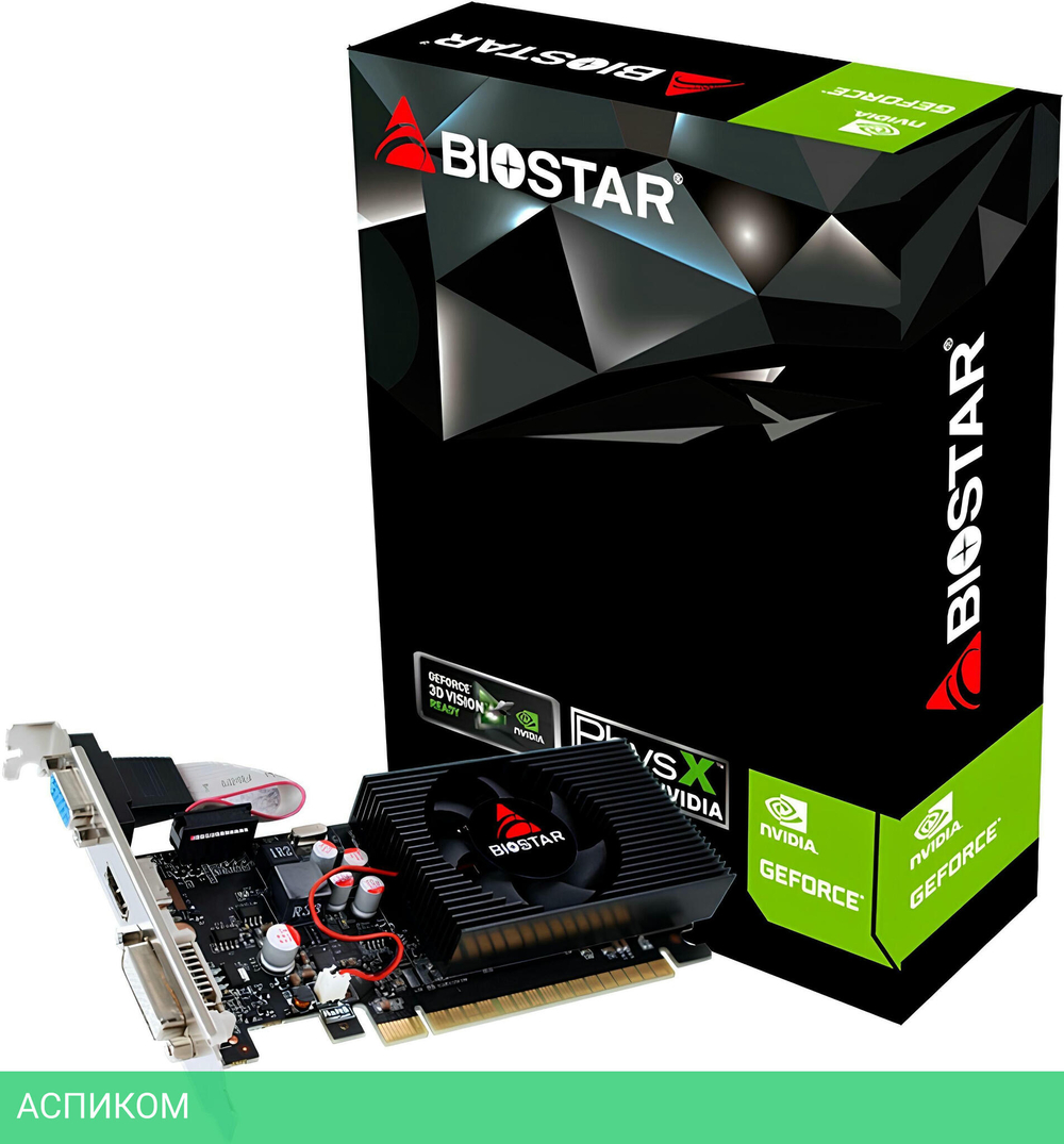 Видеокарта Biostar GeForce GT730 2GB 128bit DDR3 (VN7313THX1)