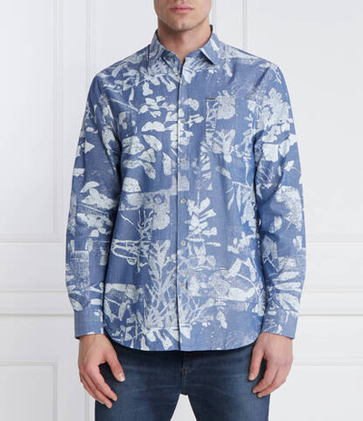 Рубашка GUESS - голубой(M4RH24 WFXS1)