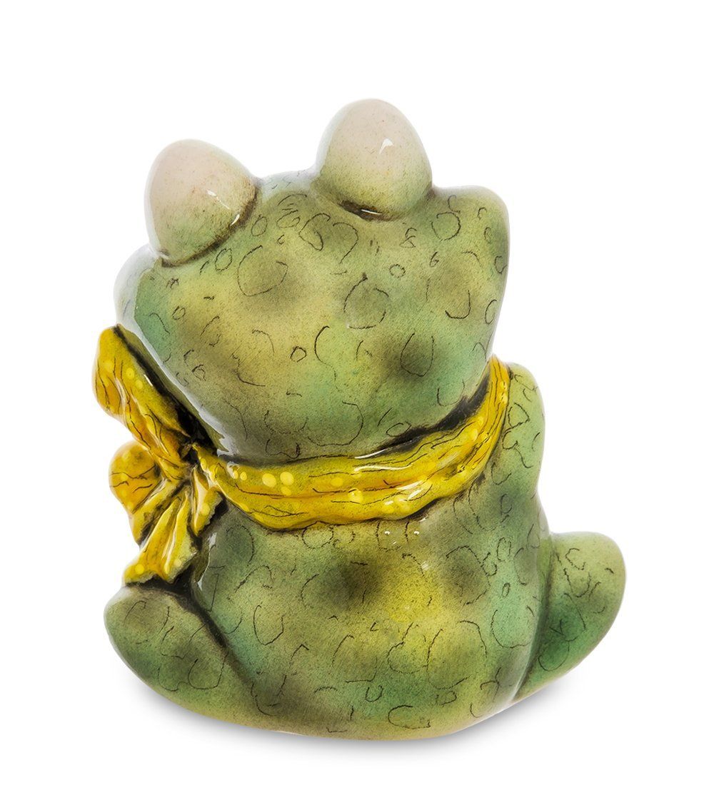 АБ- 20/1 Фигурка керамическая «Лягушка с божьей коровкой»