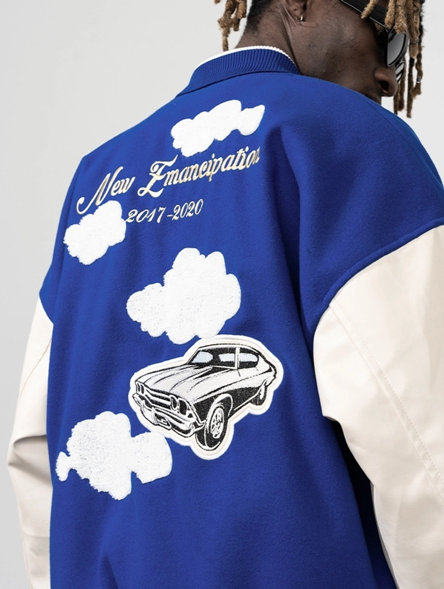 Бомбер HARSHandCRUEL "New Emancipation" Varsity Jacket