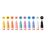 Набор маркеров Molotow ONE4ALL 127HS - 10шт Pastel-Set (2мм)