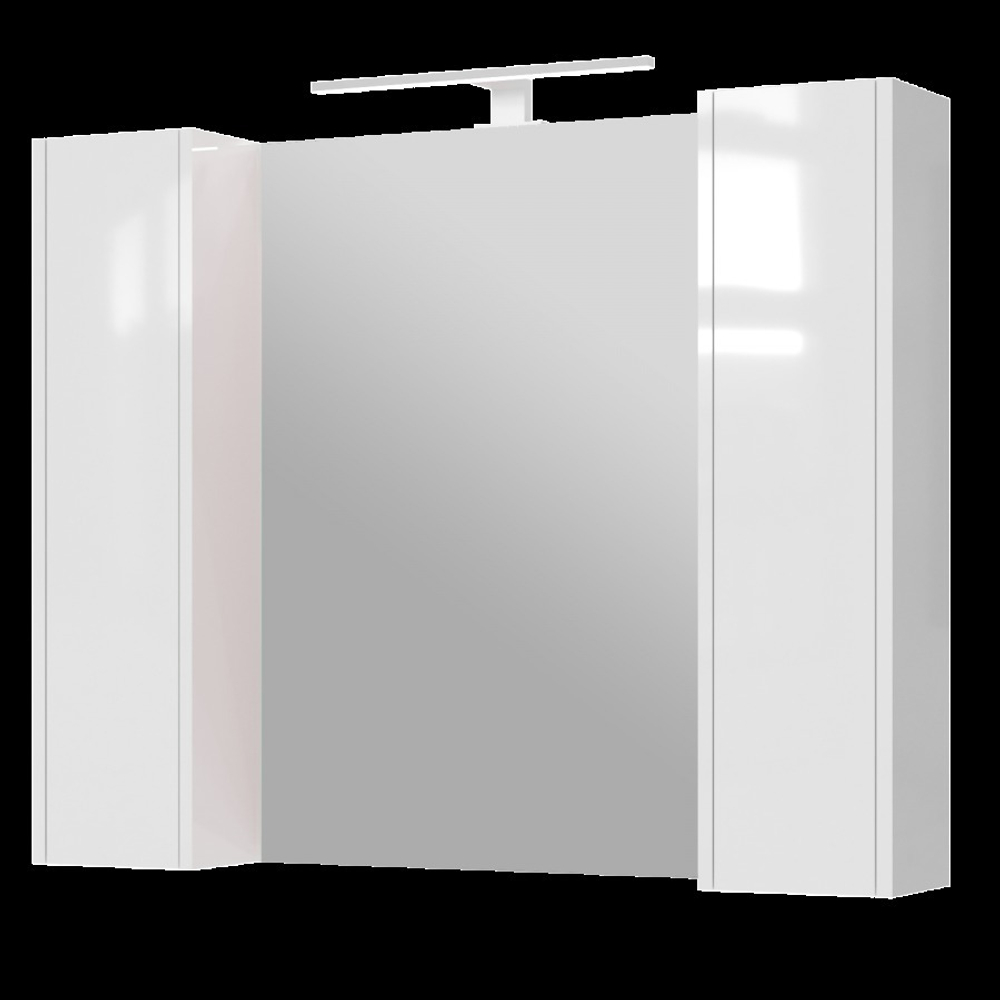 Шкаф зеркальный ЮВЕНТА BrxMC-100 Белый