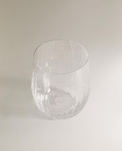Zara Home стакан из стекла, цвет прозрачный, 10 см · 9260/401