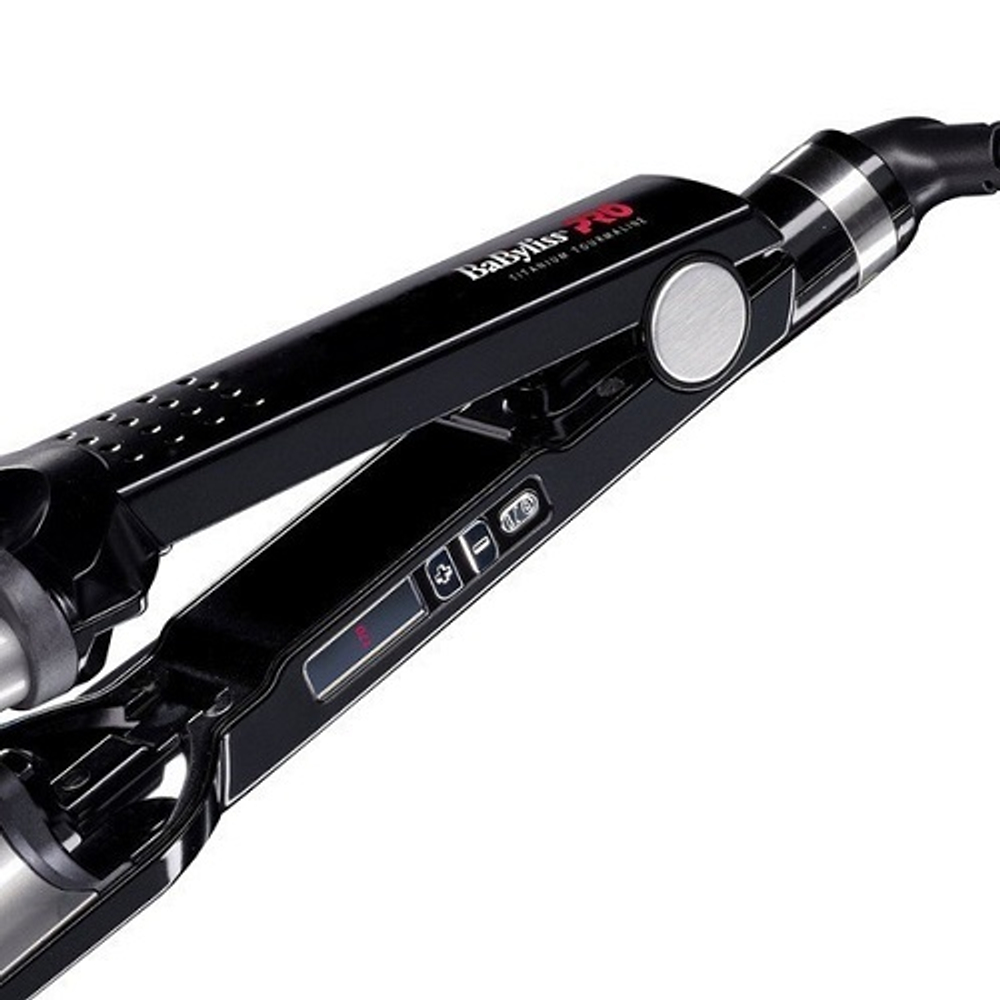 Плойка-тройная c терморегулятором 19мм BaByliss Ionic Hi-Def Waver Titanium Tourmaline BAB2469TTE