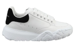 Alexander McQueen Alexander McQueen Court Trainer wear-resistant low-cut sports casual shoes women's white