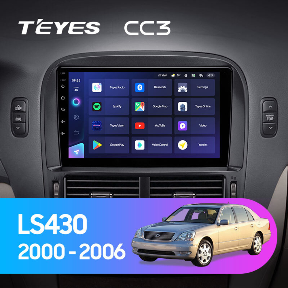 Teyes CC3 9" для Lexus LS 430 2000-2006