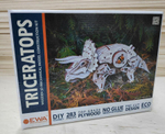Конструктор деревянный 3D EWA Динозавр Трицератопс