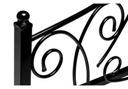 Двуспальная кровать Викси 160х200 черная