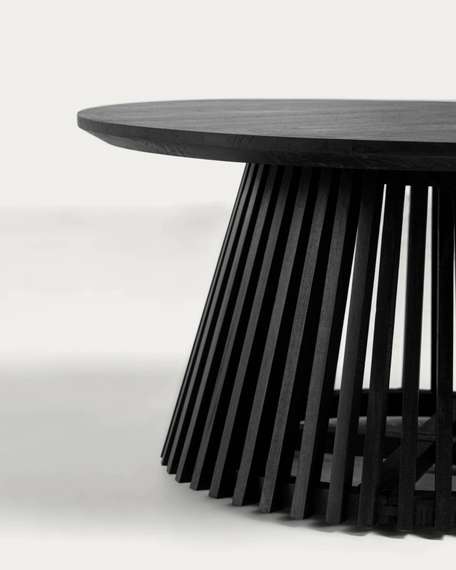 Журнальный столик Irune Ø80 см черный