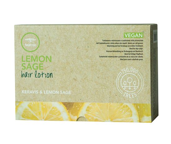 Paul Mitchell Объемообразующие ампулы Lemon Sage Hair Lotion, несмываемые, 12 штук по 6 мл.