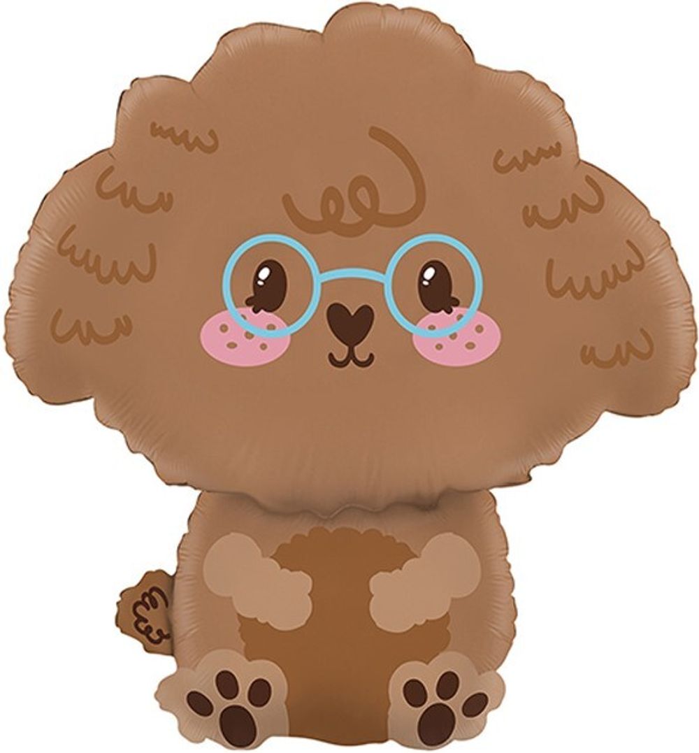 Шар (23''/58 см) Фигура, Пудель, 1 шт.