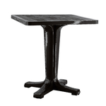 Стол "Прованс" квадратный 70*70 на 1 ножке, цвет шоколадный