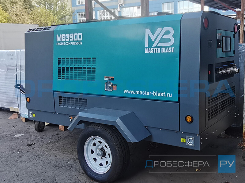 Дизельный компрессор MB390D MasterBlast передвижной