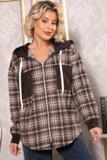 Рубашка Больше чем стиль (коричневая) Б14735-50М LT Collection