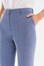 31237 Брюки женские (синий меланж)