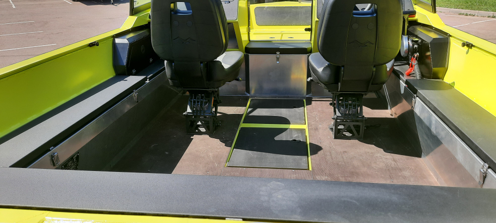 Кресло складное мягкое Marine Rocket, цвет черный/серый