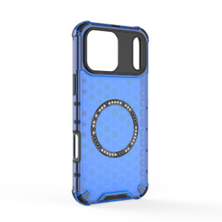 Прозрачный чехол Honeycomb Magnetic Case для iPhone 17 Pro Max