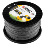 Леска для триммера двухкомпонентная зубчатый квадрат, 2,4мм х 172м, на DIN кат. EXTRA CORD Denzel