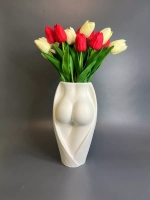 Кашпо - Ваза - Горшок - Скульптура Сия для сухоцветов