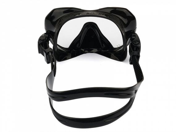 Набор маска+трубка в сумке Sargan Сталкер-М черный/черный