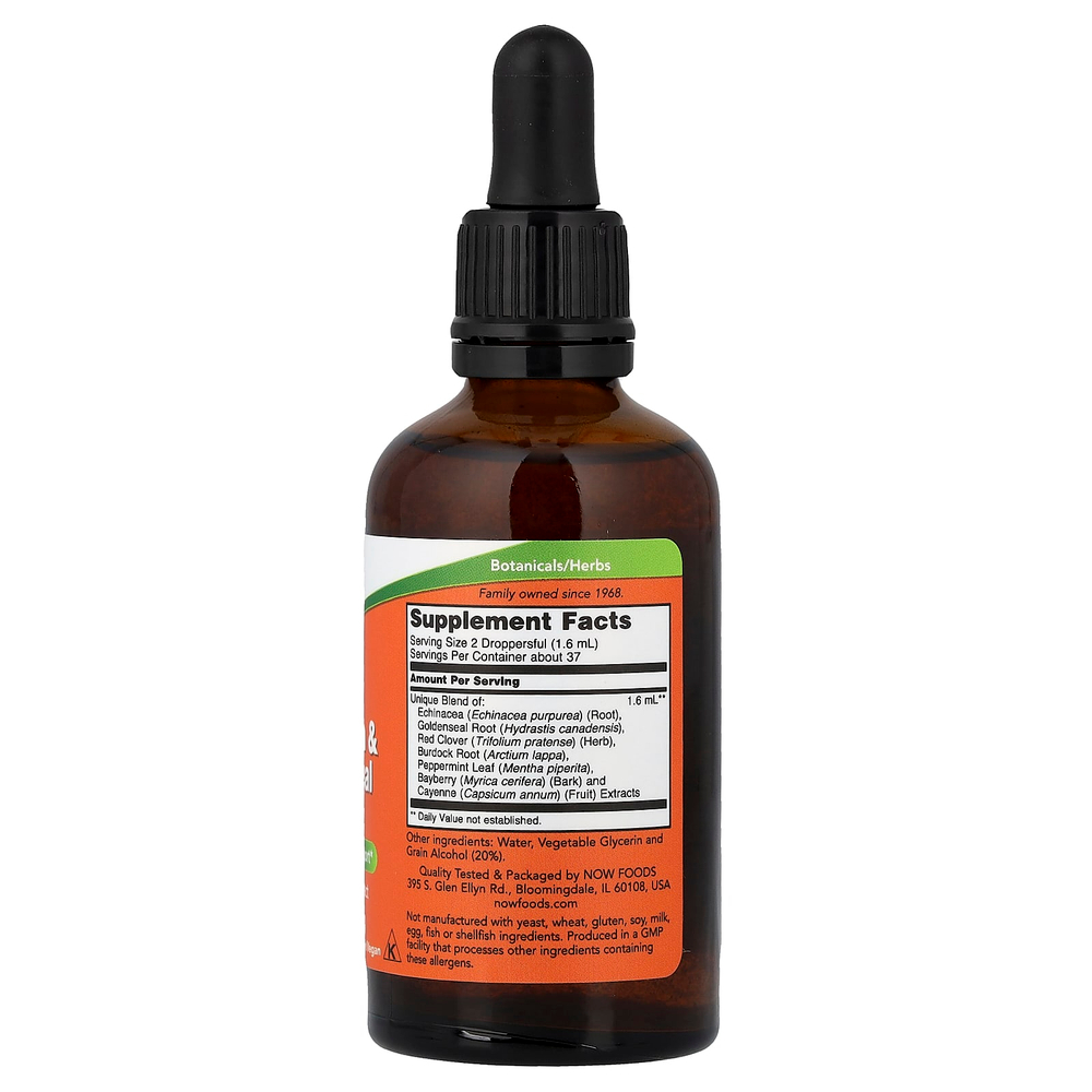 NOW Foods, Эхинацея и желтокорень, 59 мл (2 жидк. унц.)