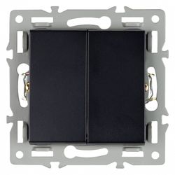 Выключатель двухклавишный без рамки Arlight SWT 043725