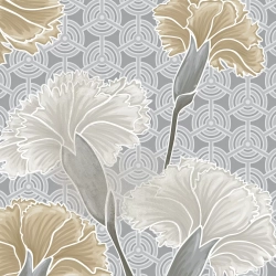 ДЕКОР FLORE GRIS 20X20 ОТ VIVES
