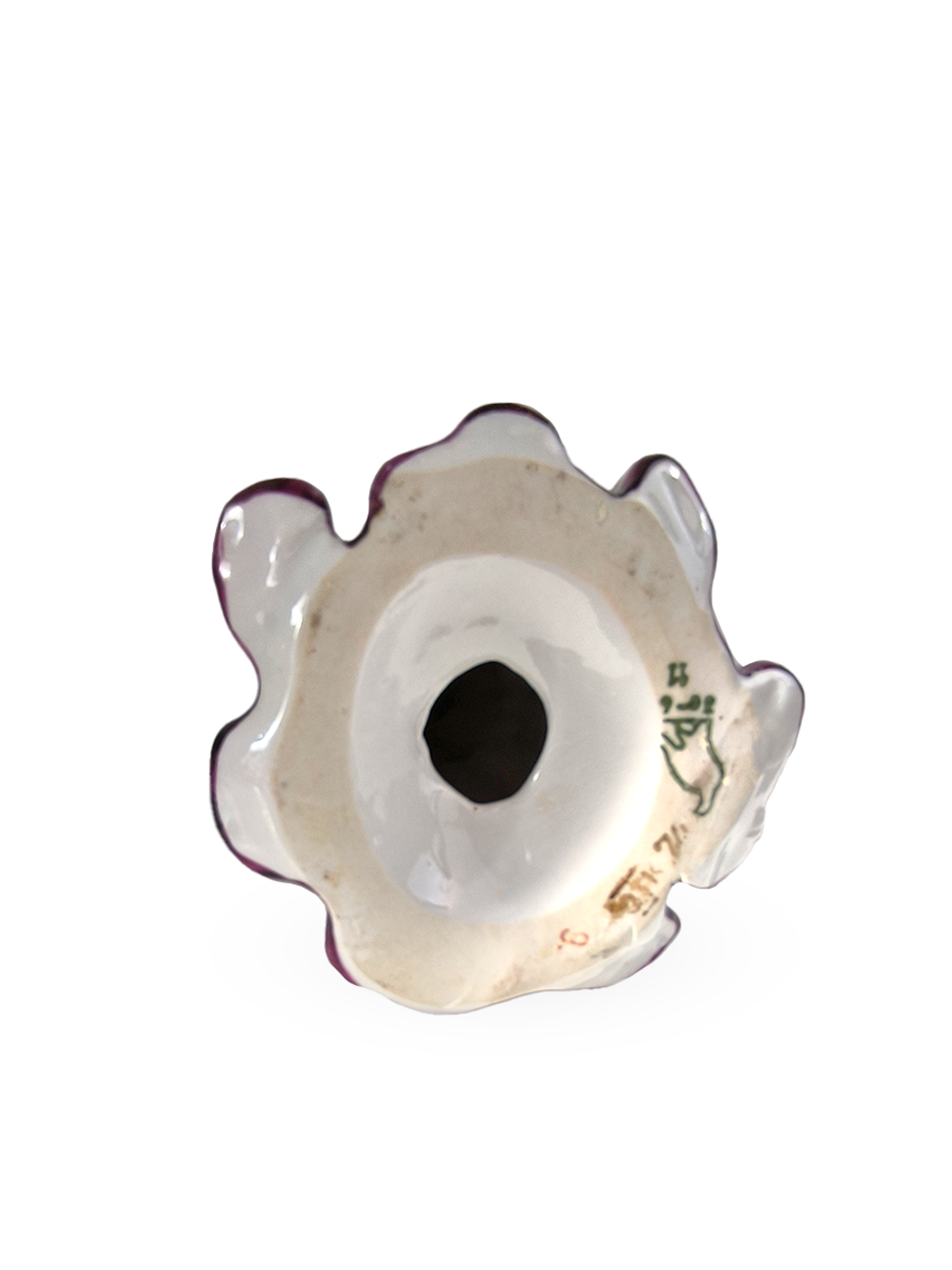 Фарфоровая статуэтка "Лебедушка" в розовой шубке (Дулево)