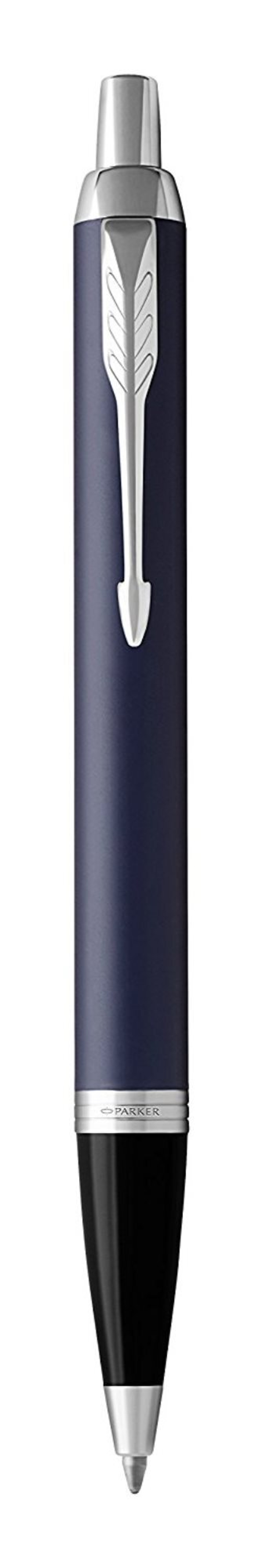Шариковая ручка Parker IM Metal Matte Blue CT, стержень: M, цвет чернил: blue