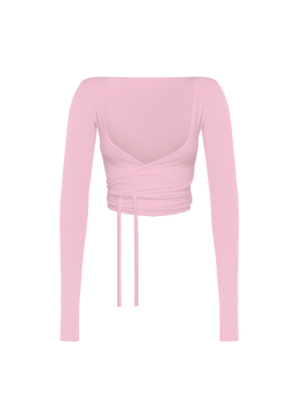 pink cardigan