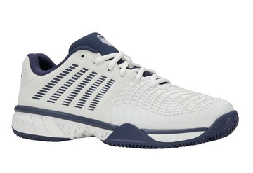 Мужские теннисные кроссовки K-Swiss Express Light 3 Clay - blanc de blanc/naval academy