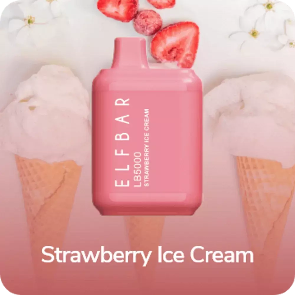 Elf Bar - Strawberry Ice Cream (LB5000)