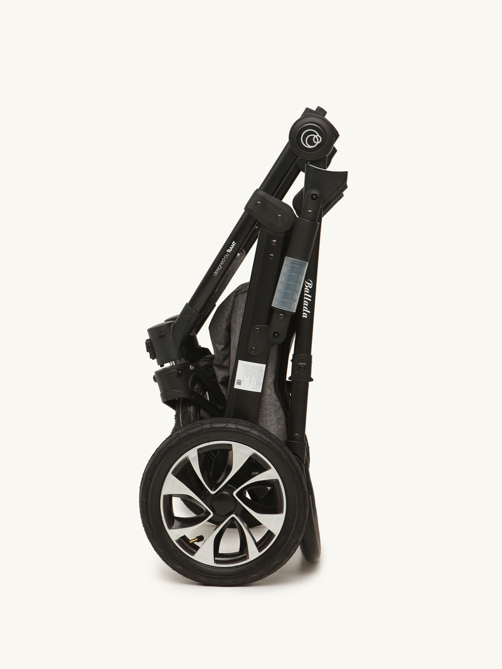 Коляска детская Rant "BALLADA" RA207 2 in 1 grey