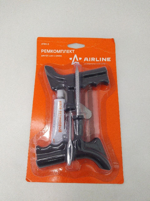 Набор для ремонта бескамерных шин AirLine ATRK3
