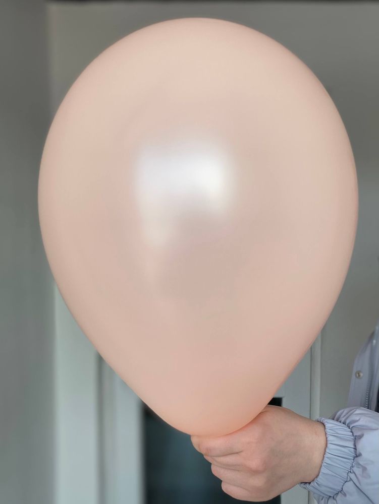 Воздушный шар однотонный пастель Дыня ПАЛИТРА №4018