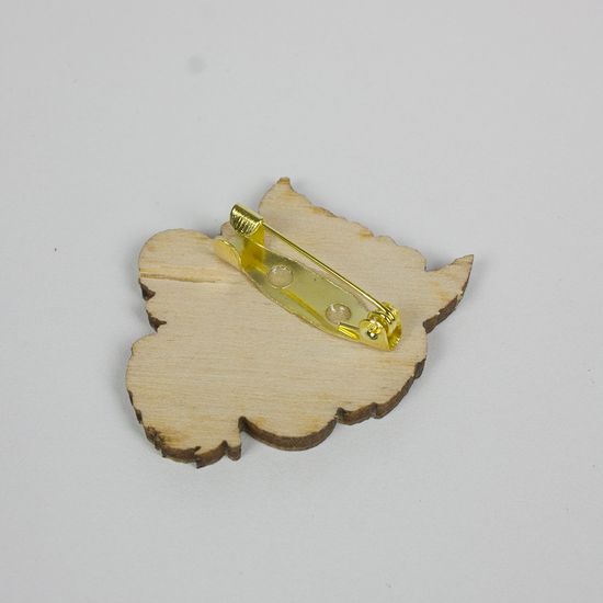 Деревянный значок. Скейт